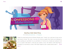 Tablet Screenshot of confessionsofamotherrunner.com